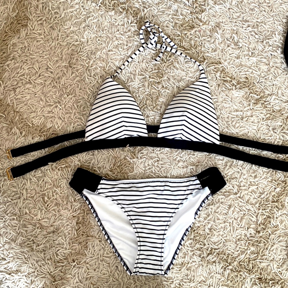 Victorias Secret Striped Bikini